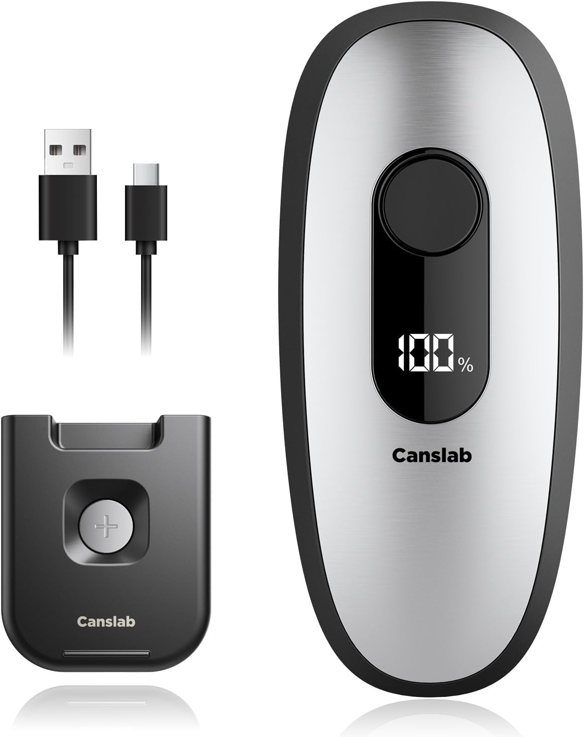 Electric Can Opener - Rechargeable Electric Can Opener: Wall-Mountable, Auto