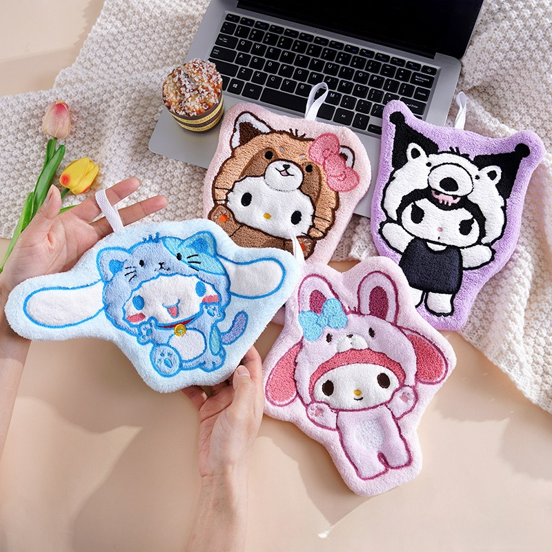 Kitchen Gadgets Wholesale - 1/4 Pcs Soft Thick Sanrio Kuromi