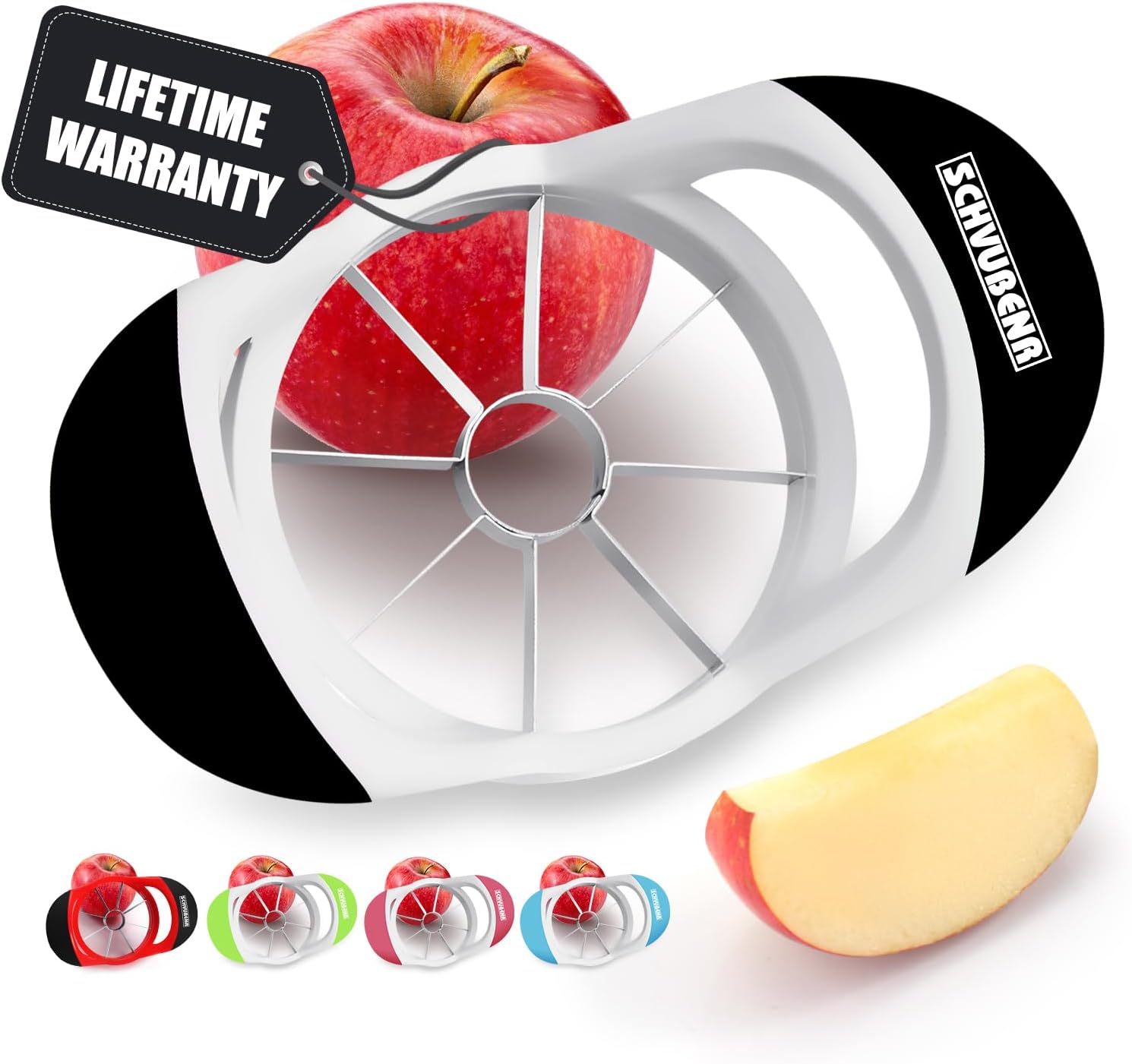 Apple Corer Slicer - 3.5 Inch Apple Slicer - Stainless