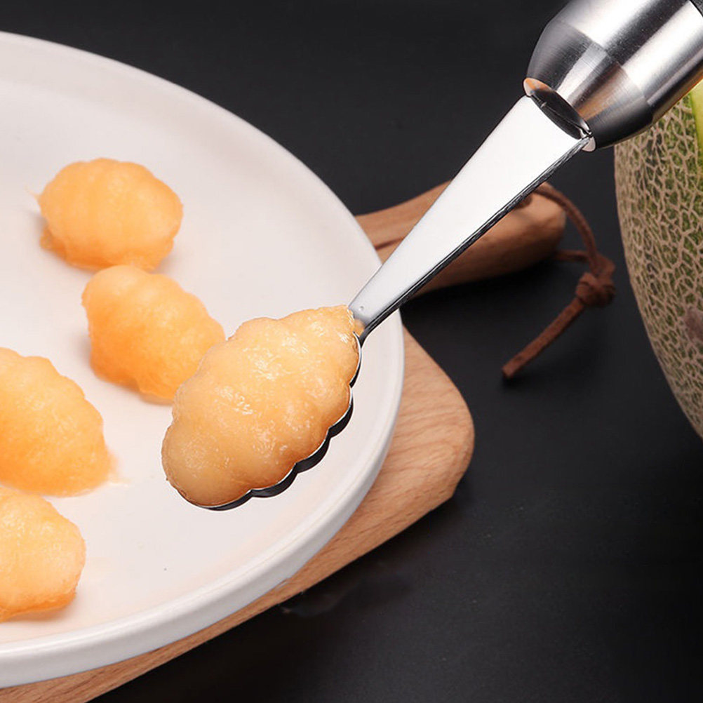 Kitchen Gadgets In - 1Pcs Stainless Steel Fruit Scoop Ball