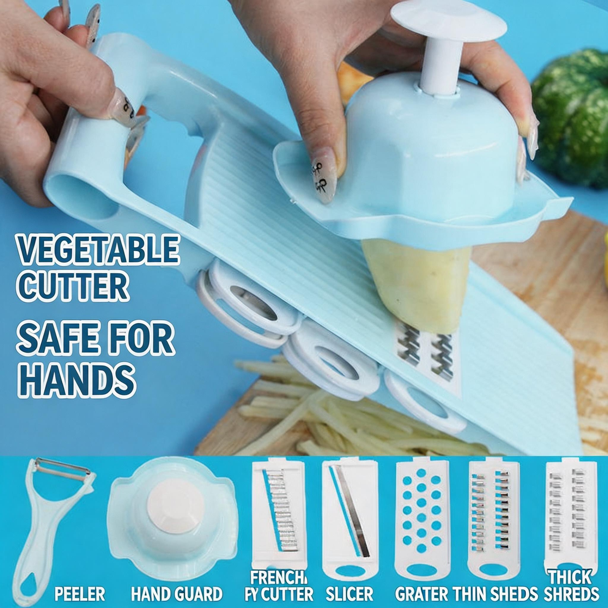 Kitchen Gadgets Peeler - 7 in 1 Household Vegetable Cutting