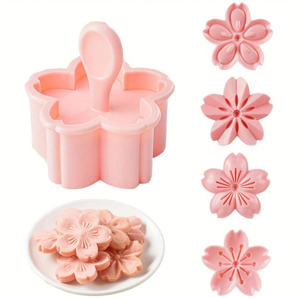 5pcs/set Cherry Blossom Cookie – обзор и цена Kitchen Hand Gadgets