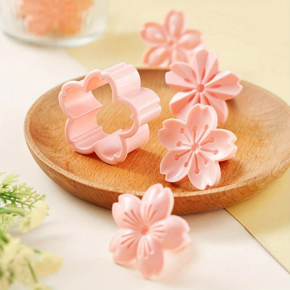 5pcs/set Cherry Blossom Cookie – обзор и цена Kitchen Hand Gadgets