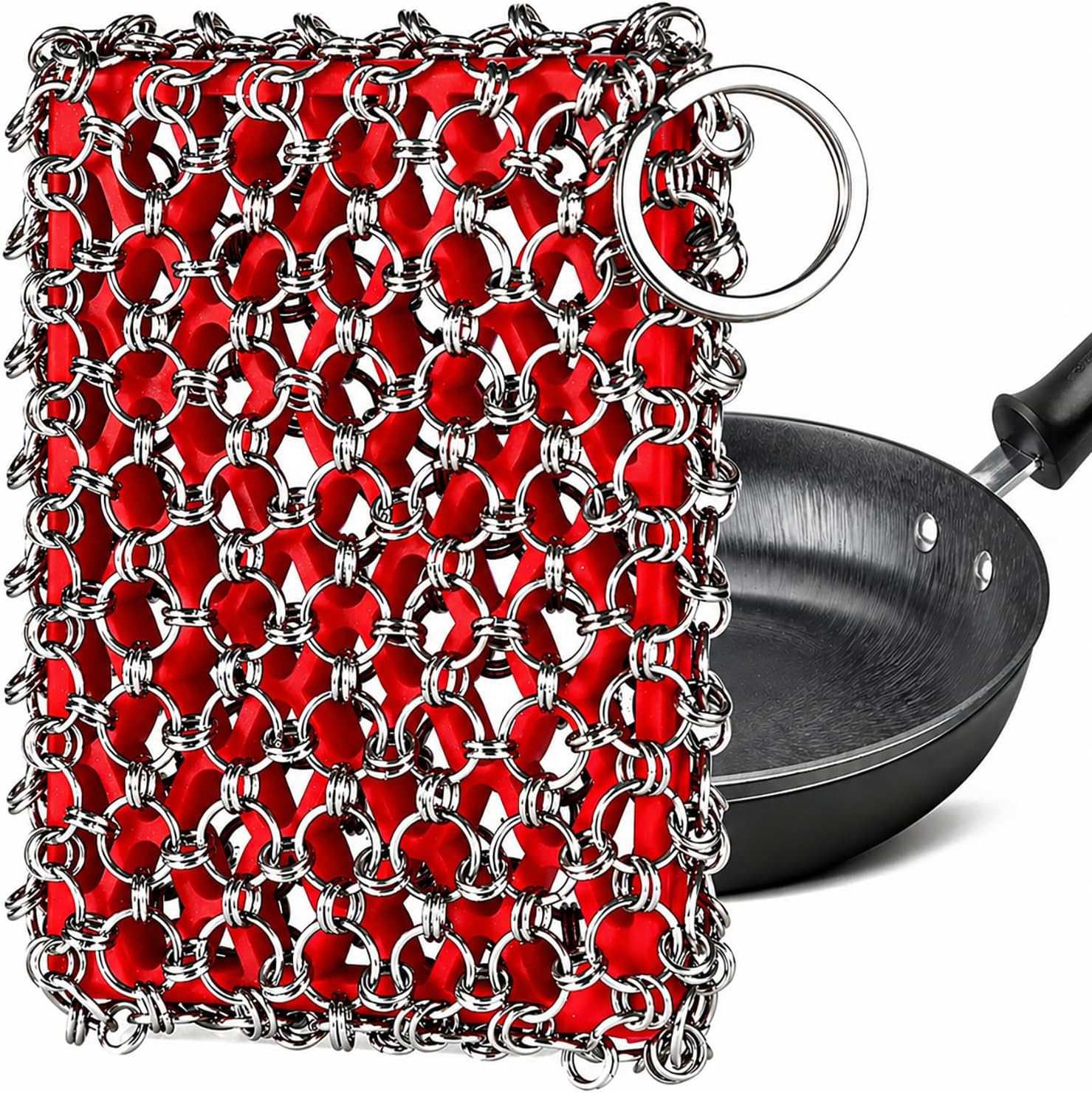 Cast Iron Chainmail Scrubber,  – обзор и цена Cast Iron Skillet