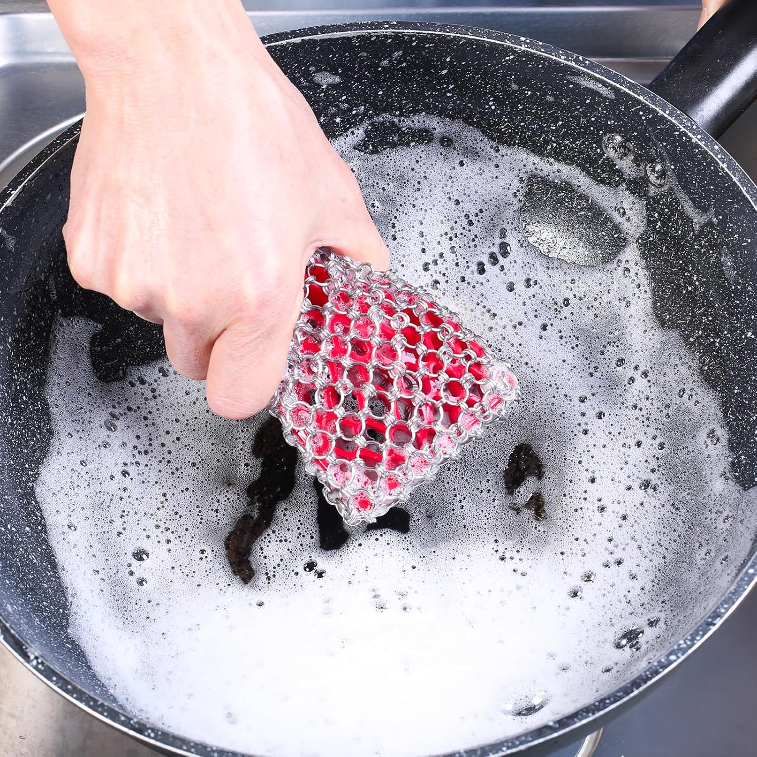 Cast Iron Chainmail Scrubber,  – обзор и цена Cast Iron Skillet