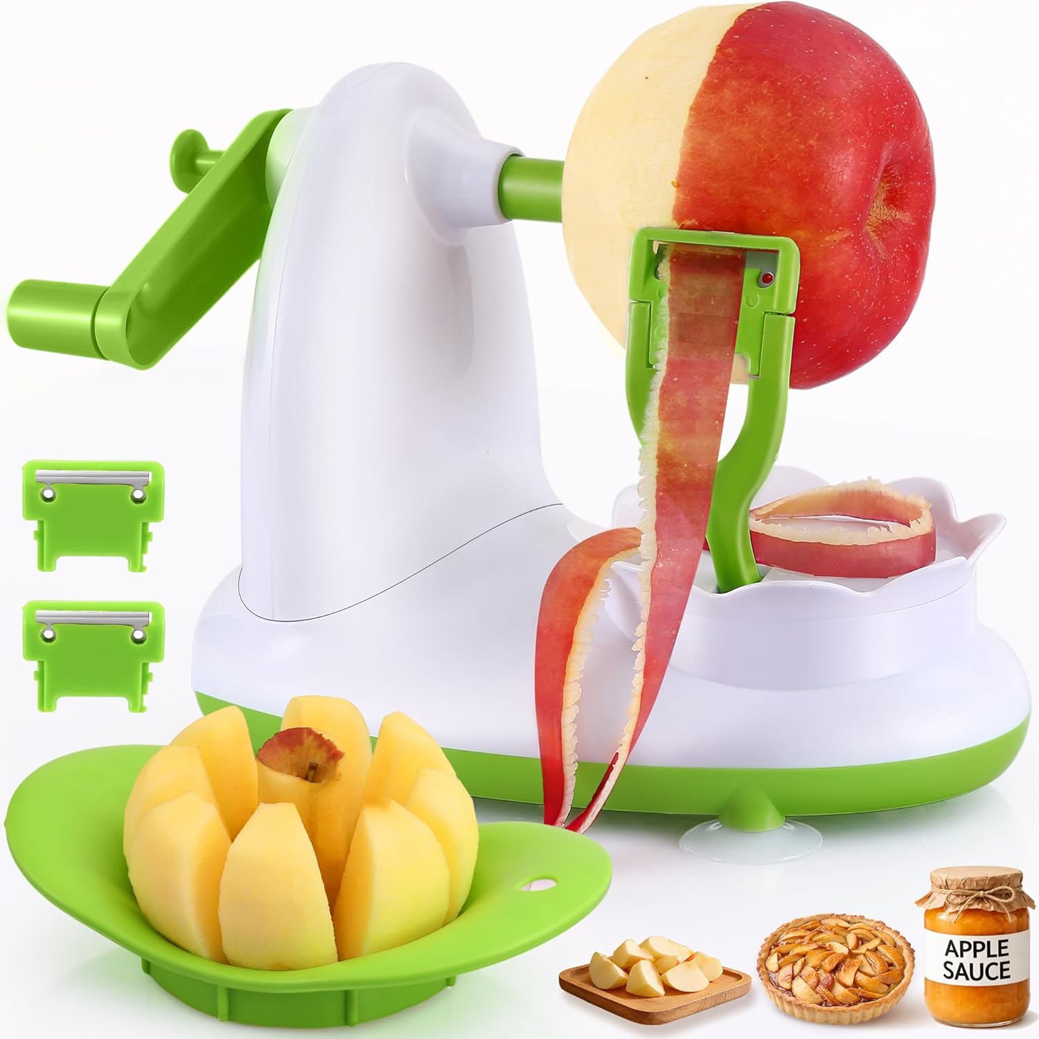 8-Wedge Apple Slicer Corer wit – обзор и цена Apple Corer Slicer
