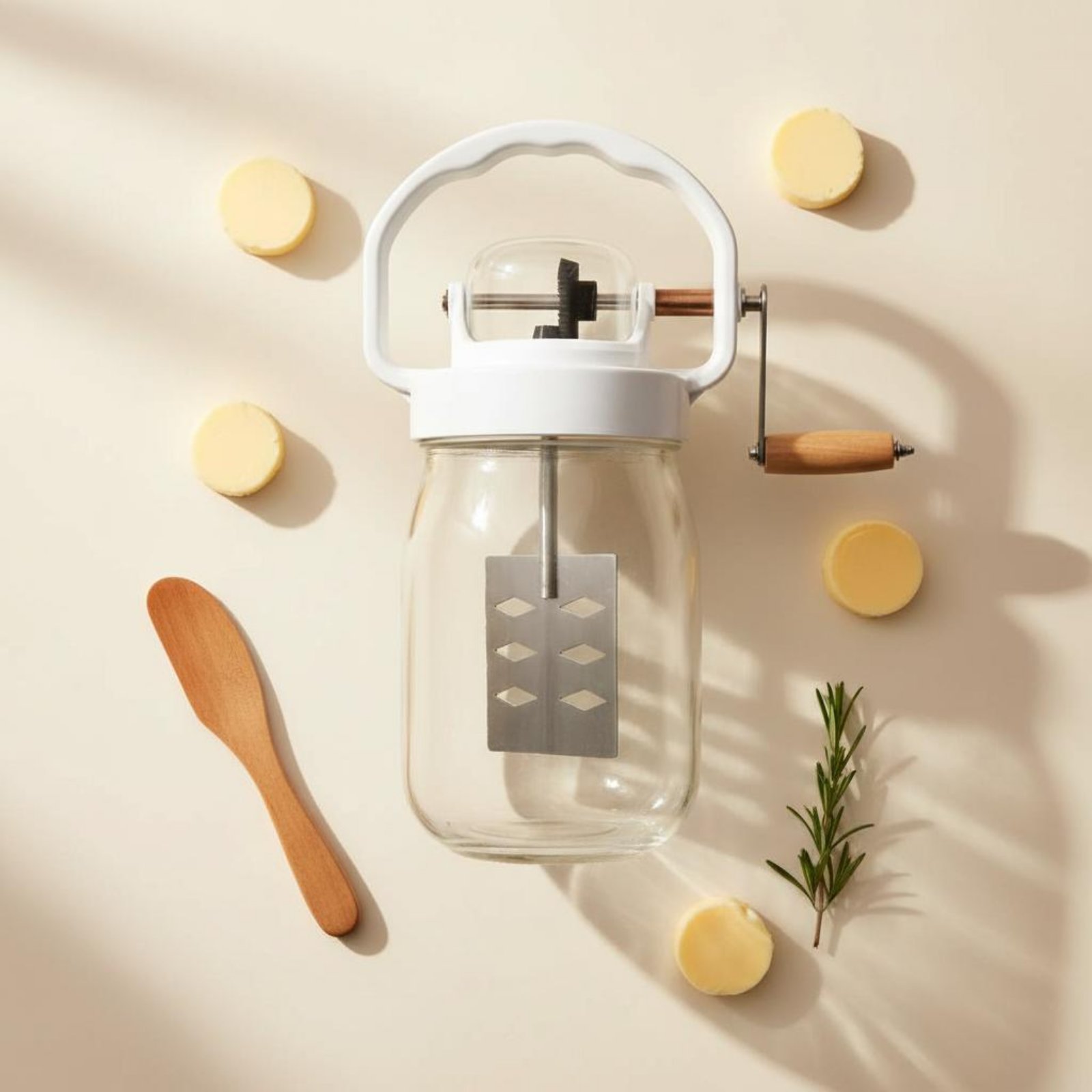 Manual Butter Churner Easy to  – обзор и цена Kitchen Hand Gadgets