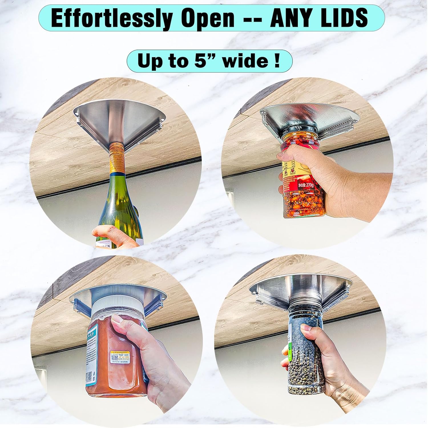 Stainless Steel Jar Opener for – обзор и цена Kitchen Gadgets In