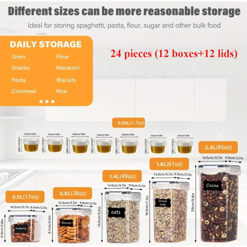24Pcs Food Storage Containers  – обзор и цена Kitchen Gadgets Peeler
