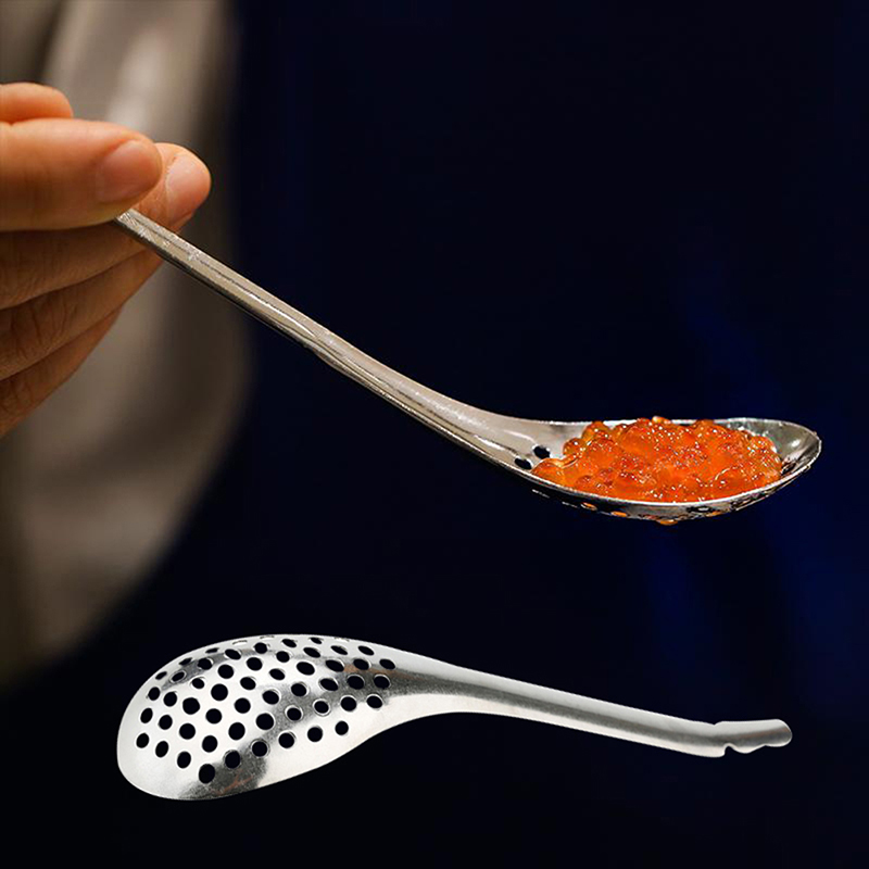 56 Holes Caviar Spoon Useful K – обзор и цена Kitchen Gadgets Useful