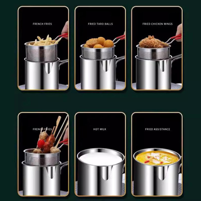 304 Stainless Steel Deep Fryer – обзор и цена Kitchen Gadgets Electronic