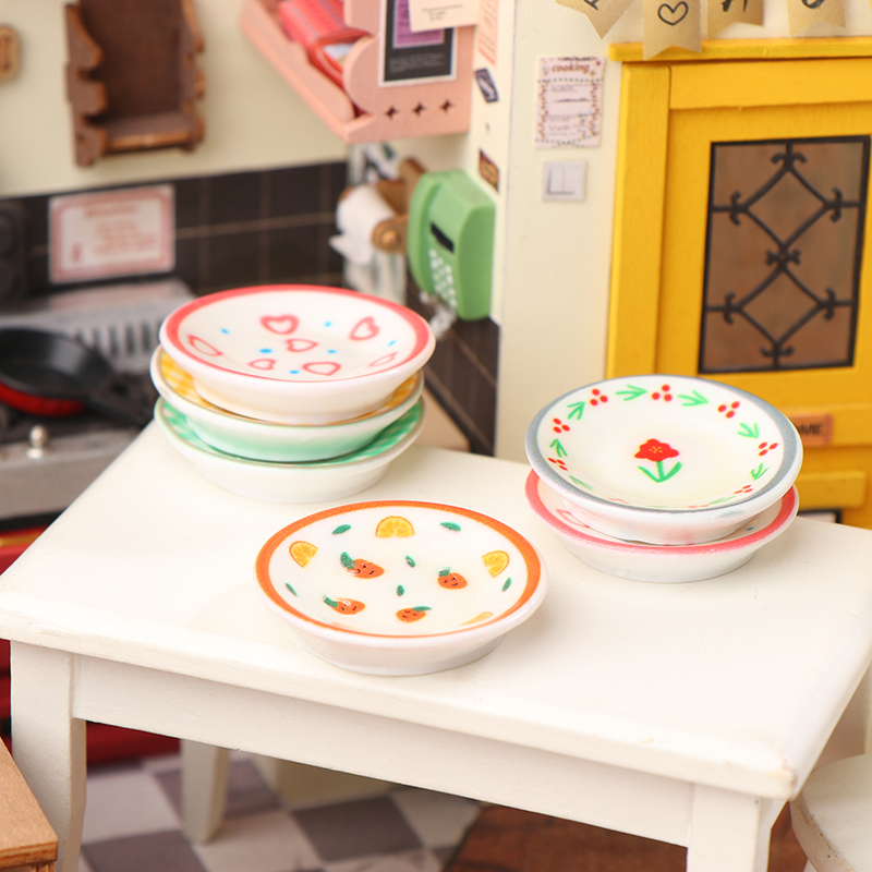5Pcs 1/12 Dollhouse Mini Plate – обзор и цена Kitchen Gadgets Wholesale