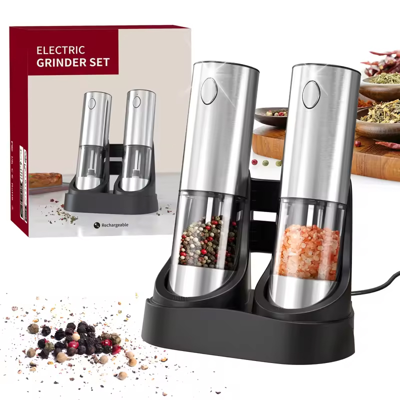 1/2PCS Electric Salt And Peppe – обзор и цена Kitchen Gadgets Useful