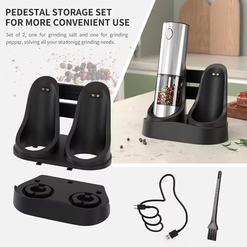 1/2PCS Electric Salt And Peppe – обзор и цена Kitchen Gadgets Useful