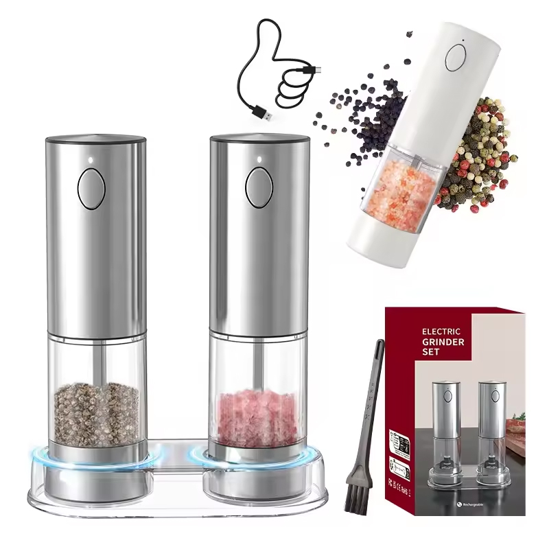 1/2PCS Electric Salt And Peppe – обзор и цена Kitchen Gadgets Useful
