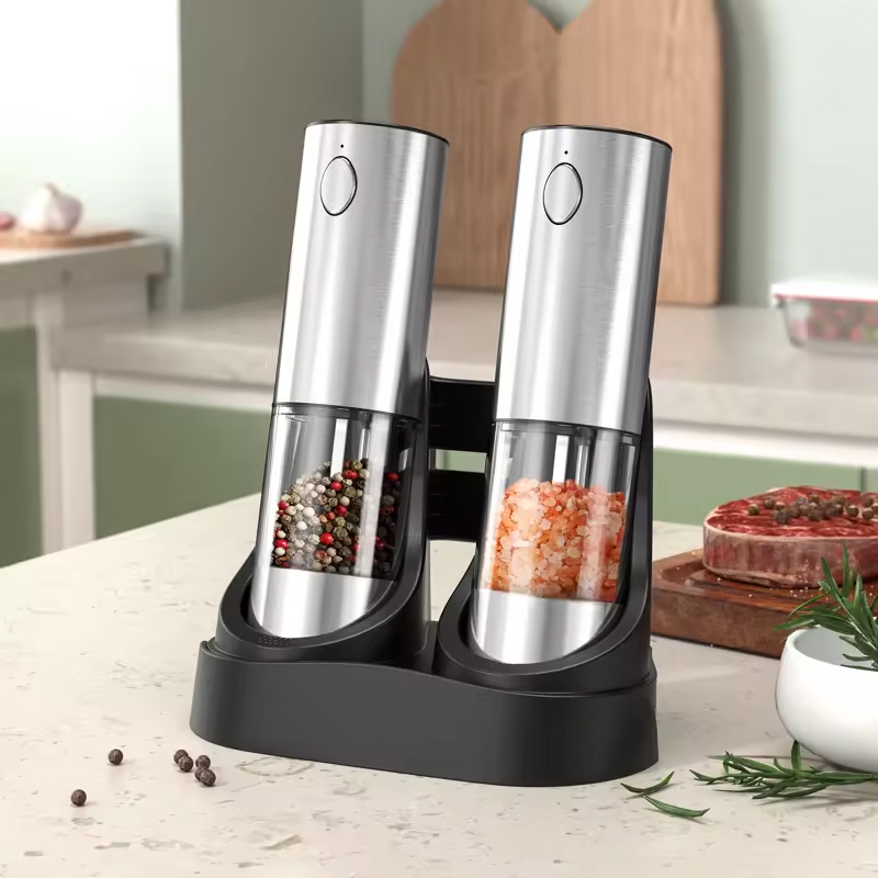 1/2PCS Electric Salt And Peppe – обзор и цена Kitchen Gadgets Useful