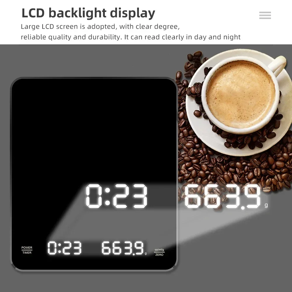 Electronic Timing Coffee Scale – обзор и цена Kitchen Gadgets Electronic