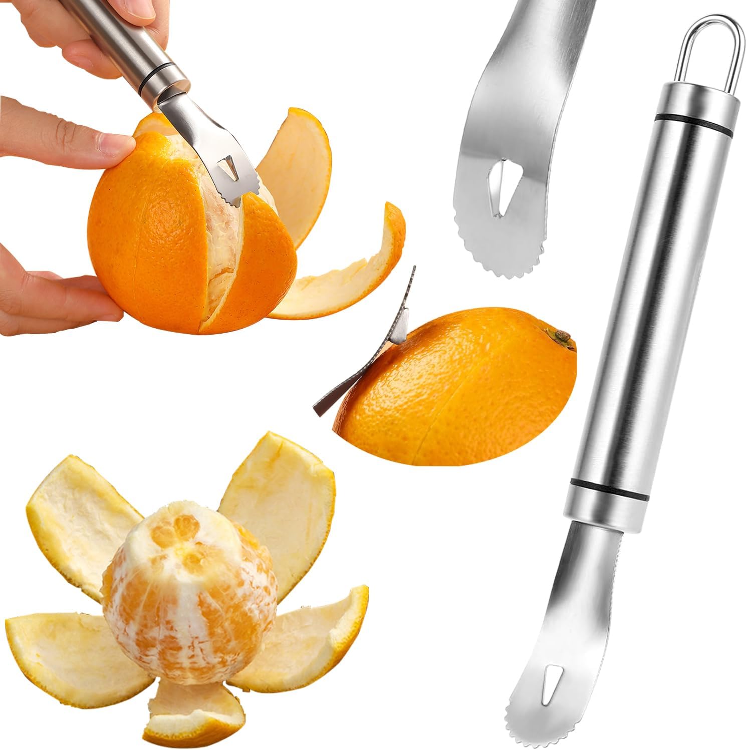 Stainless Steel Orange Peeler  – обзор и цена Kitchen Gadgets Peeler