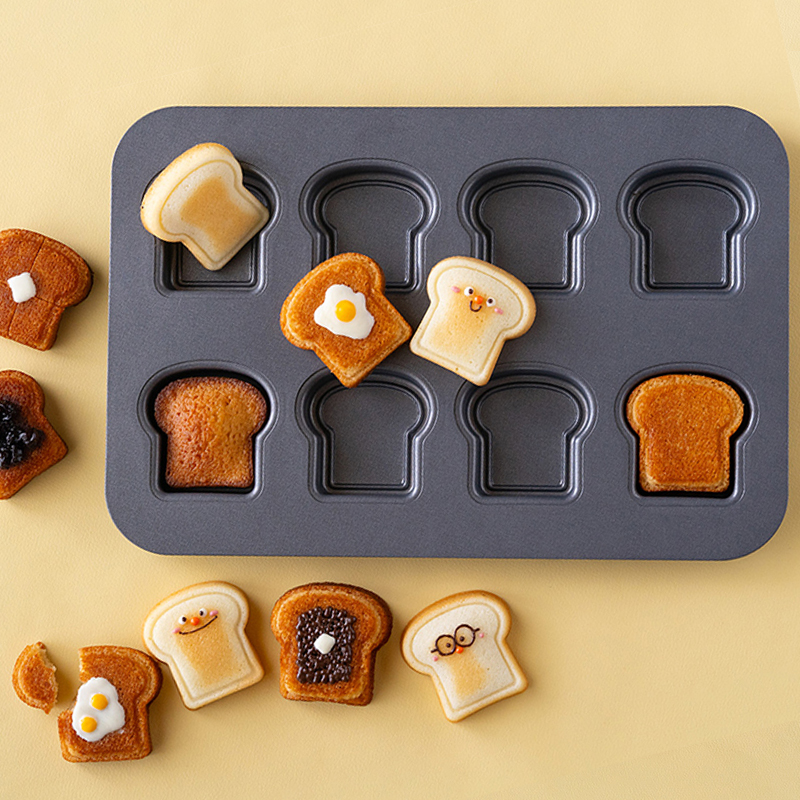 8 Cavity Toast Bread Pattern C – обзор и цена Kitchen Gadgets Baking
