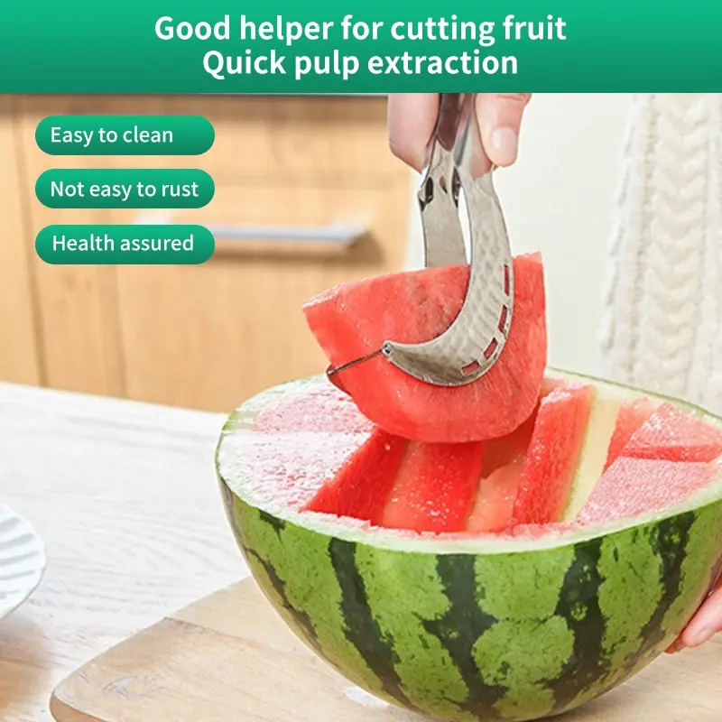 Watermelon Slicer Non-slip Pla – обзор и цена Kitchen Hand Gadgets