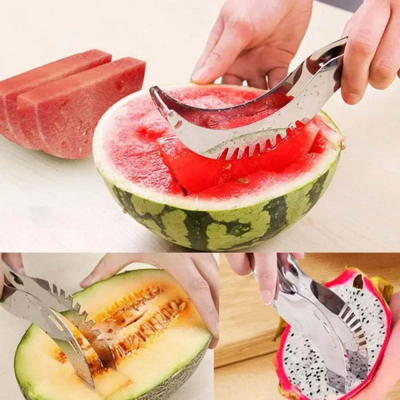 Watermelon Slicer Non-slip Pla – обзор и цена Kitchen Hand Gadgets