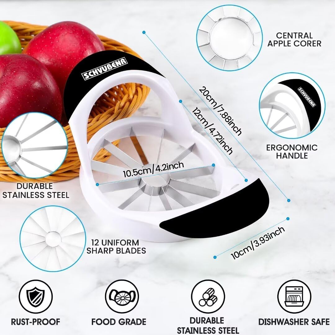 12-Blade Apple Slicer and Core – обзор и цена Apple Corer Slicer