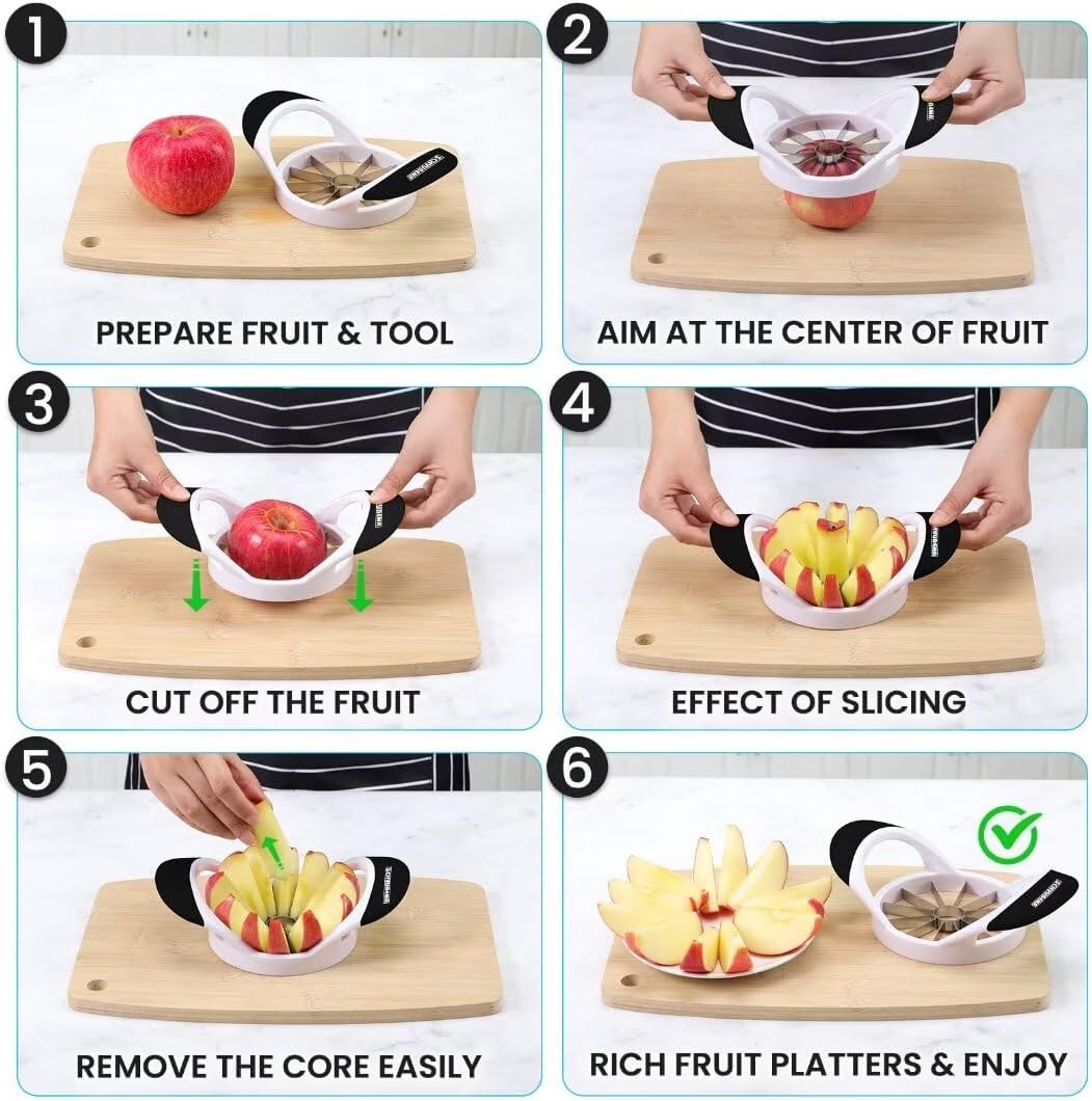 12-Blade Apple Slicer and Core – обзор и цена Apple Corer Slicer