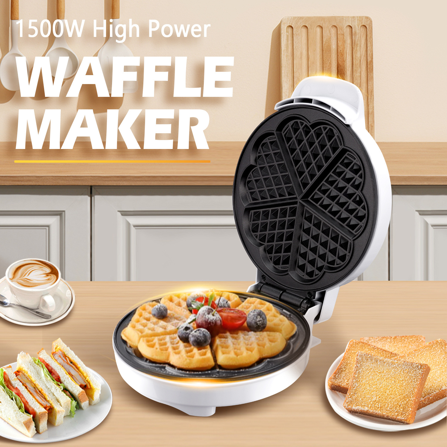 Breakfast Waffle Molds Egg Cak – обзор и цена Breakfast Sandwich Maker