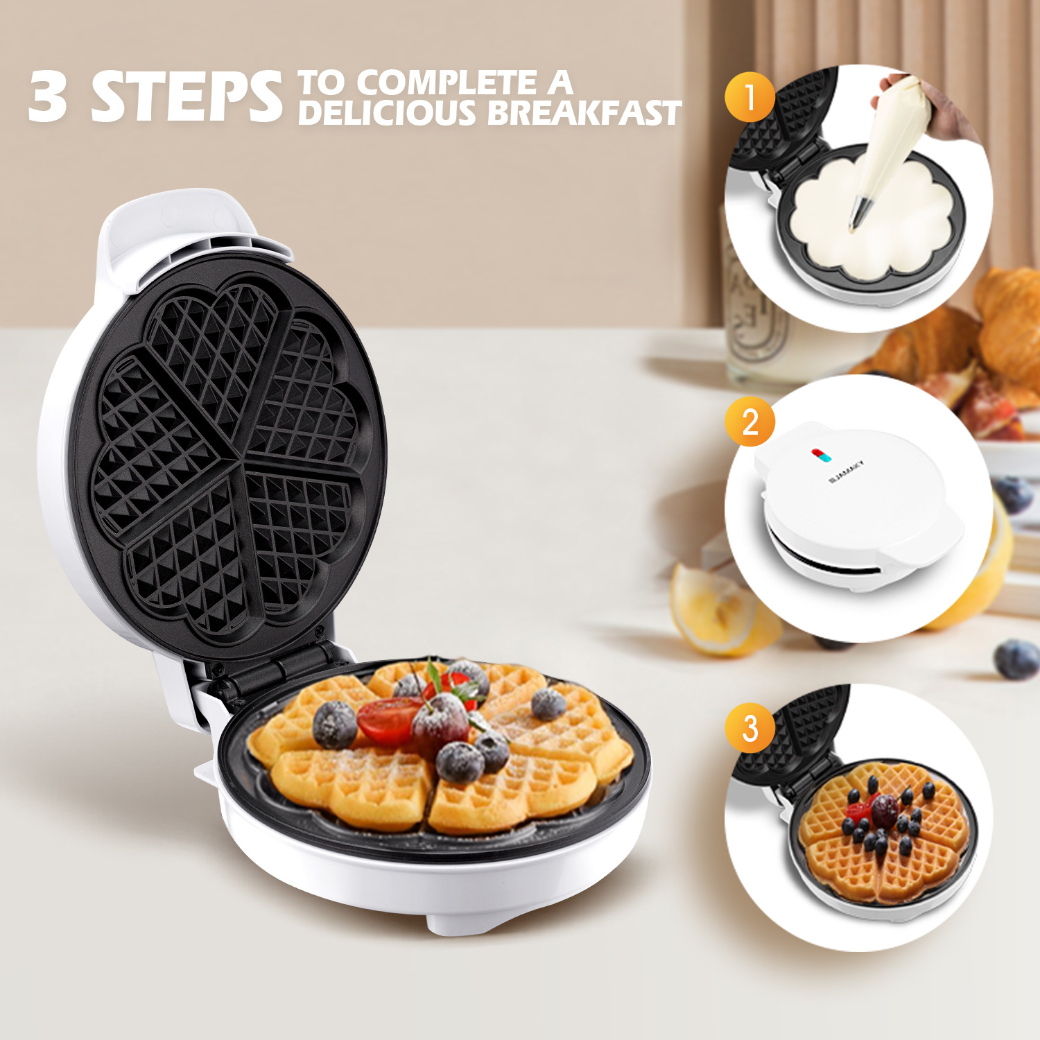 Breakfast Waffle Molds Egg Cak – обзор и цена Breakfast Sandwich Maker