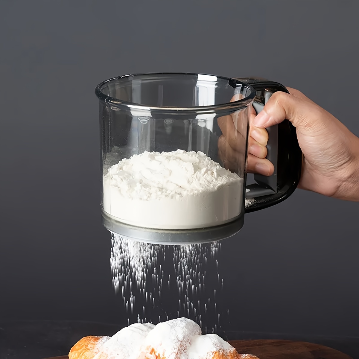 Flour sifter handheld semi-aut – обзор и цена Kitchen Handy Gadgets