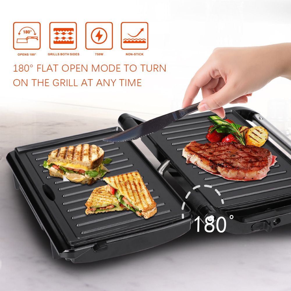 220V Steak Maker Panini Maker  – обзор и цена Breakfast Sandwich Maker