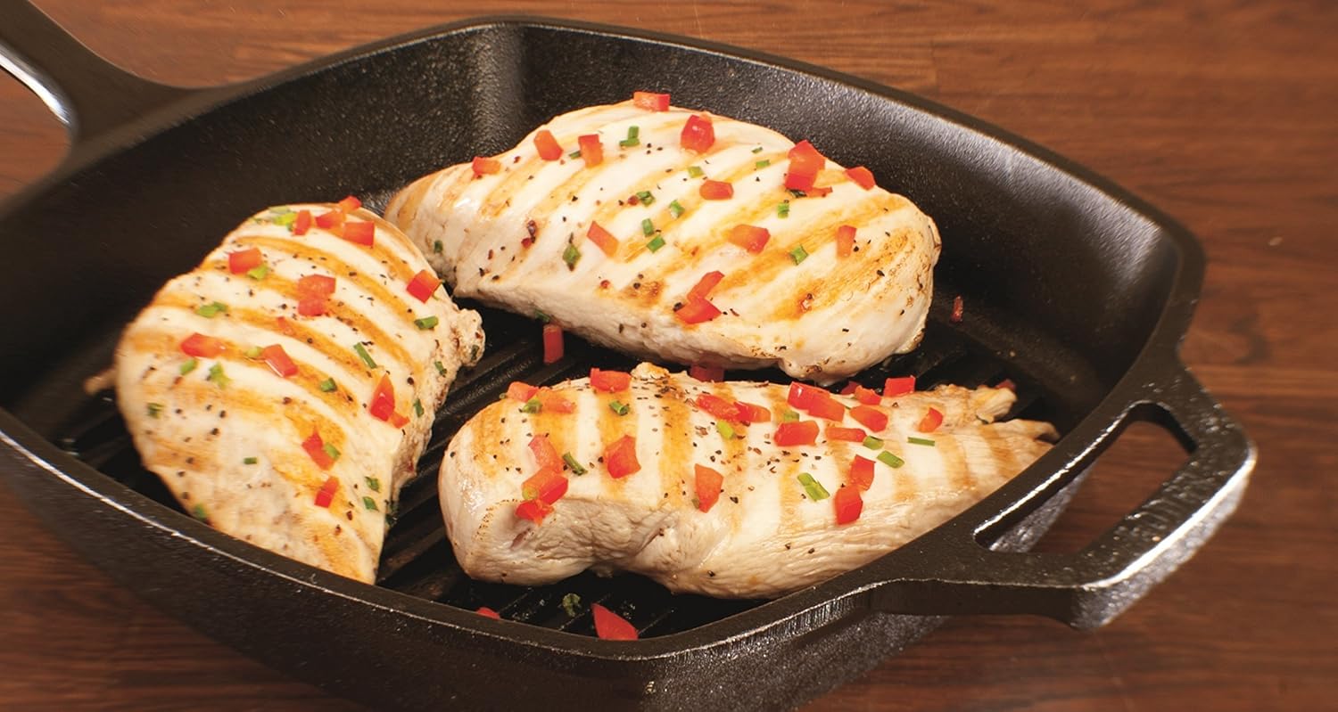 Cast Iron Grill Pan 10.5 Inch  – обзор и цена Cast Iron Skillet