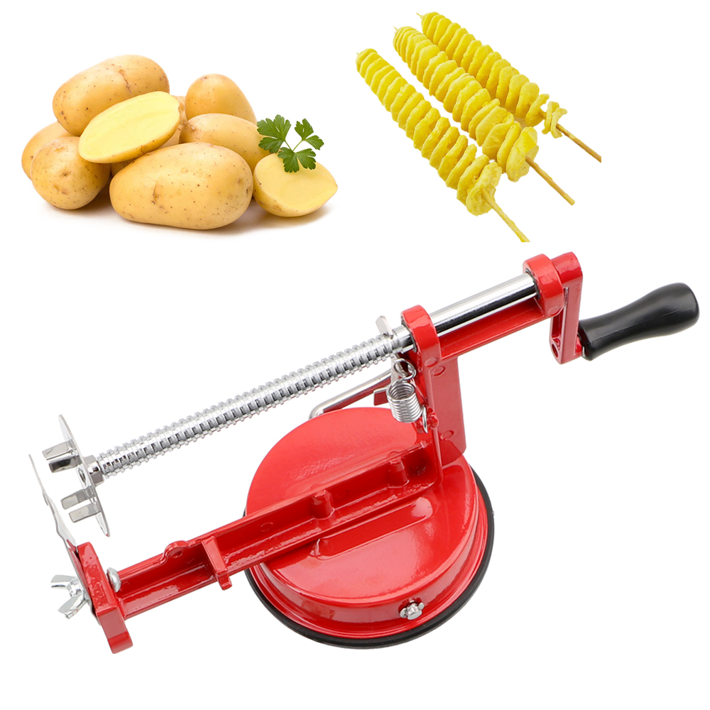 Manual Spiral French Fry Cutte – обзор и цена Apple Corer Slicer