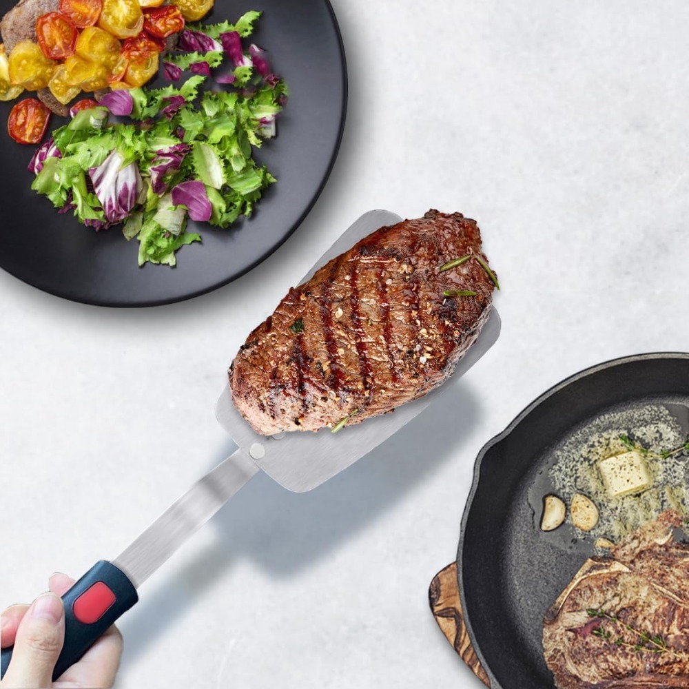 Stainless Steel Flexible Spatu – обзор и цена Cast Iron Skillet