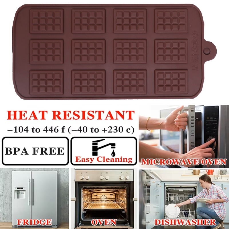 Silicone Chocolate Mold 12 Eve – обзор и цена Kitchen Gadgets Baking