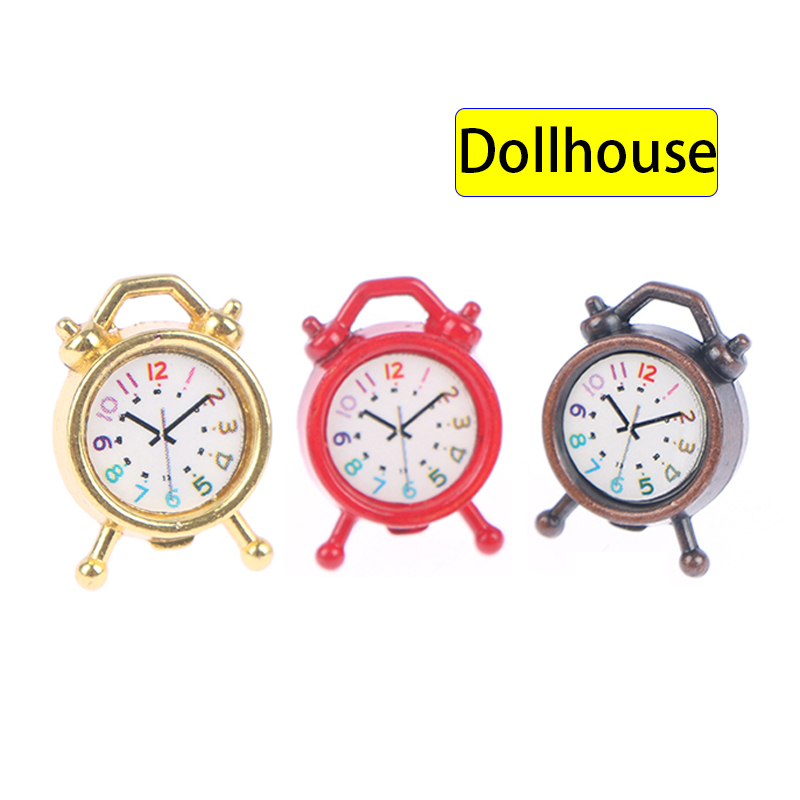 1PC 1:12 Scale Alarm Clock Dol – обзор и цена Kitchen Gadgets Wholesale