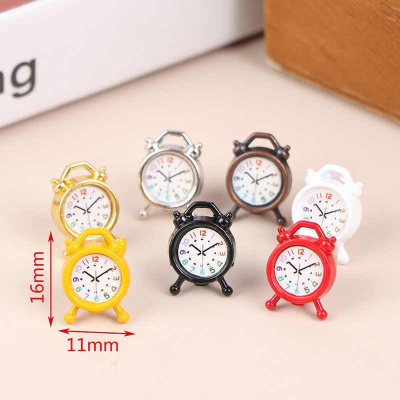 1PC 1:12 Scale Alarm Clock Dol – обзор и цена Kitchen Gadgets Wholesale