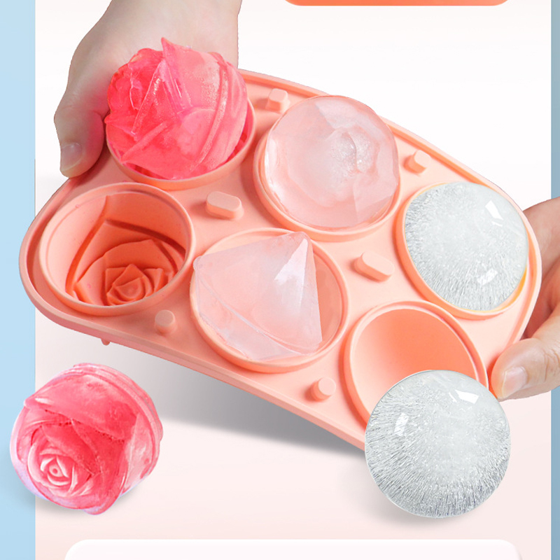 3D Rose Diamond Round Ice Cube – обзор и цена Kitchen Gadgets Baking