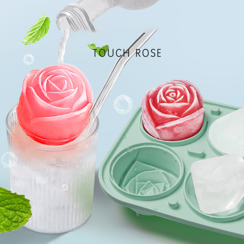 3D Rose Diamond Round Ice Cube – обзор и цена Kitchen Gadgets Baking