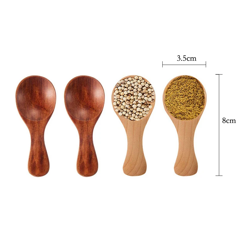 4Pcs Mini Wooden Spoons Small  – обзор и цена Kitchen Gadgets For Small Kitchens