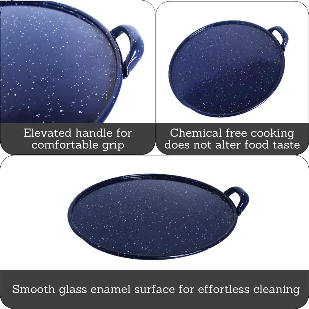 11-inch Blue Enamel Cast Iron  – обзор и цена Cast Iron Skillet