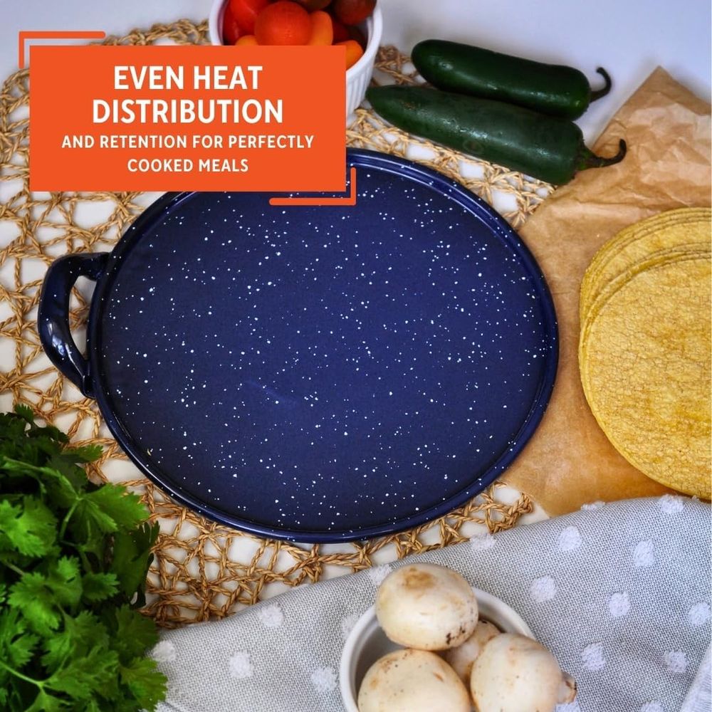11-inch Blue Enamel Cast Iron  – обзор и цена Cast Iron Skillet