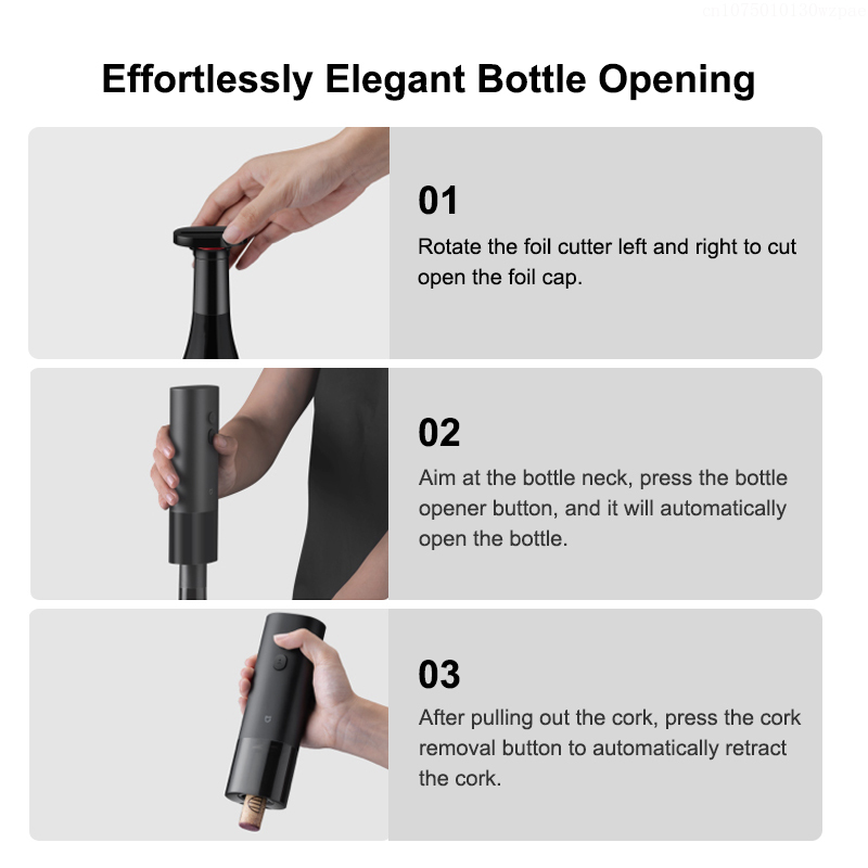 MIJIA Electric Wine Opener Bat – обзор и цена Electric Can Opener