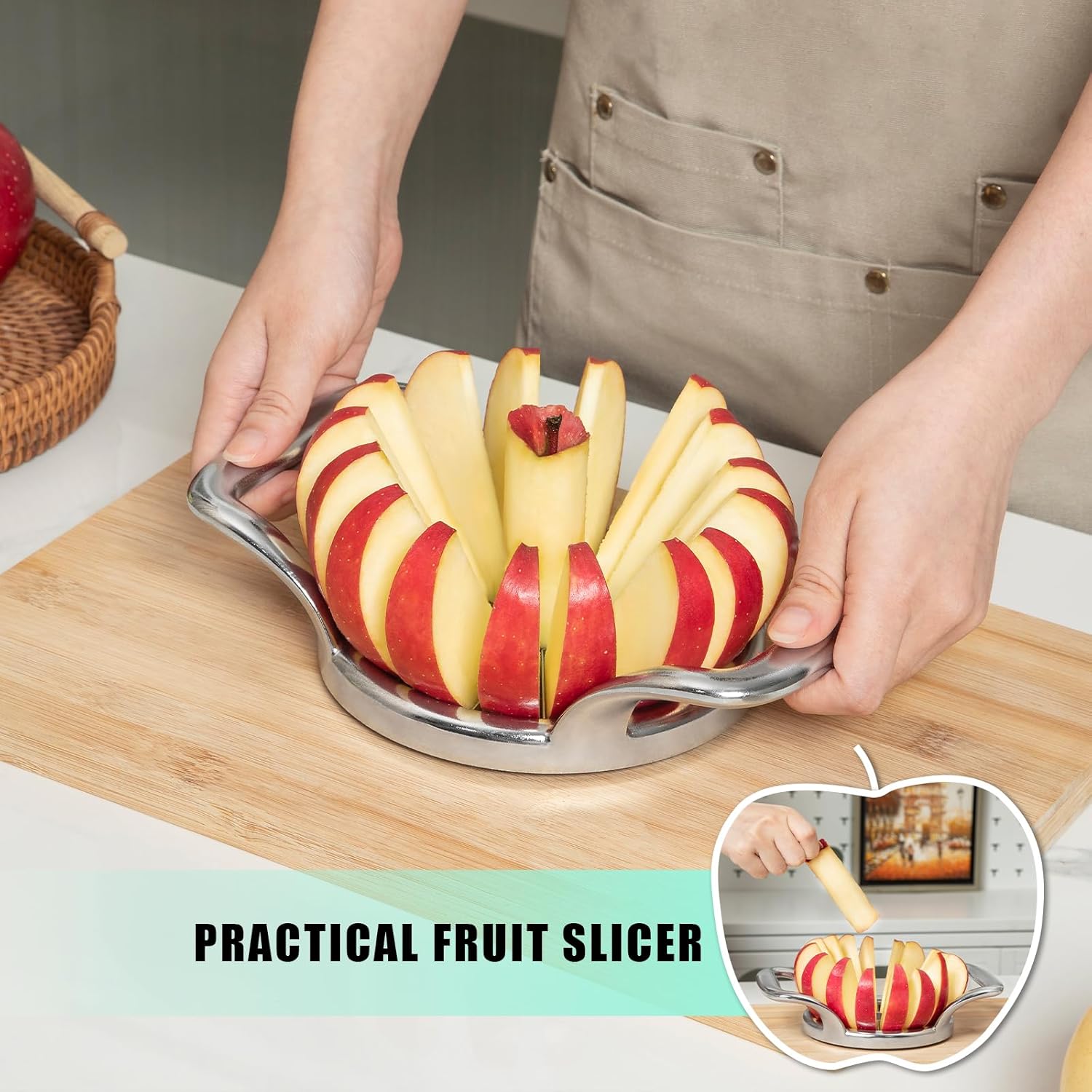 Extra Large Apple Slicer, 16-S – обзор и цена Apple Corer Slicer