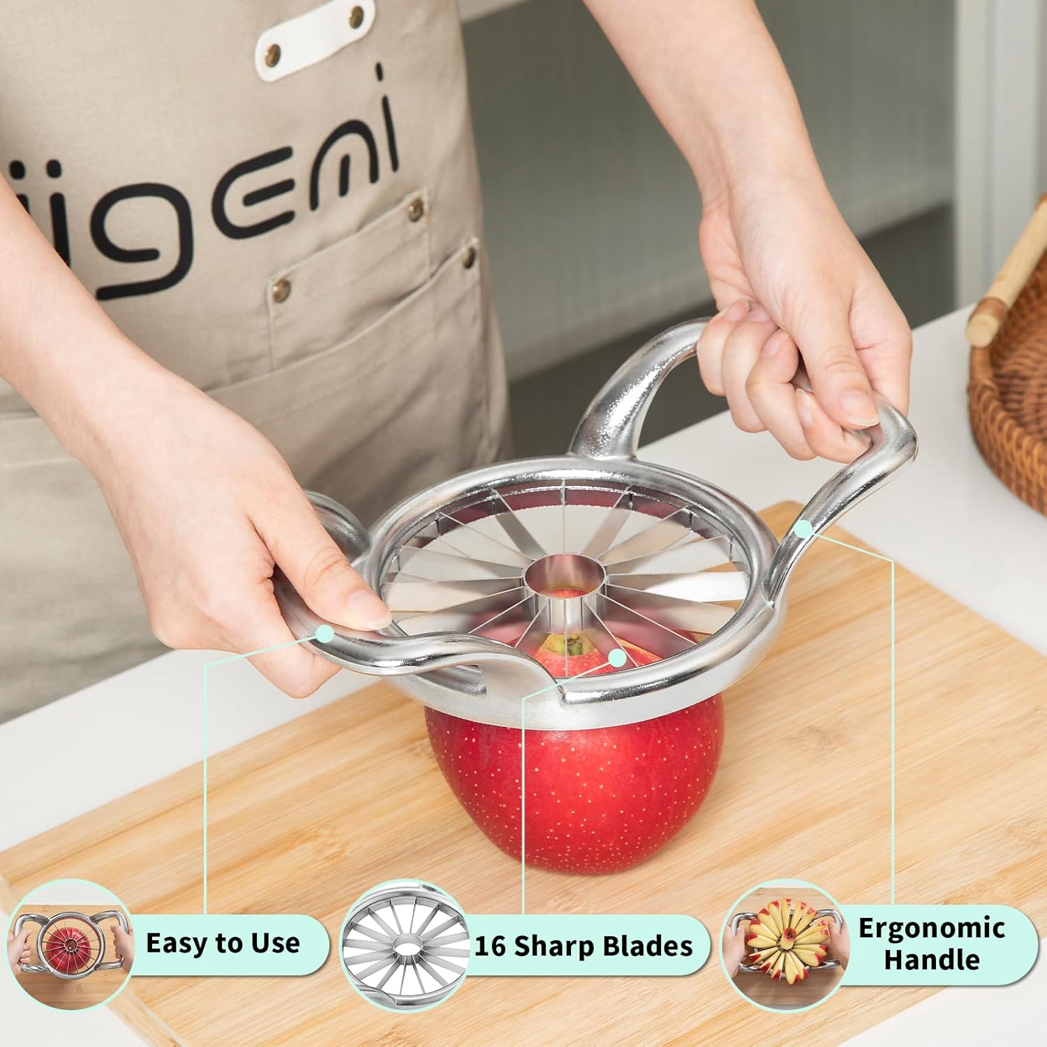 Extra Large Apple Slicer, 16-S – обзор и цена Apple Corer Slicer