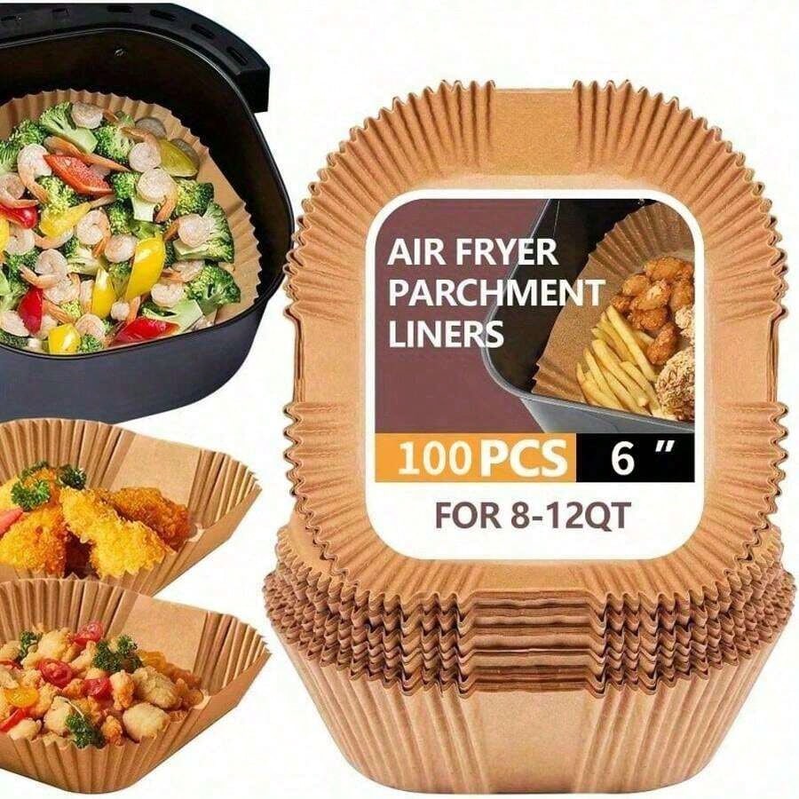 100pcs, Square Disposable Air  – обзор и цена Kitchen Gadgets Baking