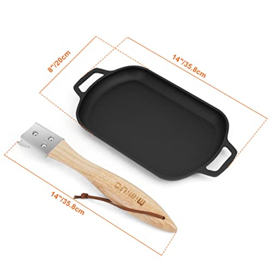 Cast Iron Sizzler Pan for Pizz – обзор и цена Cast Iron Skillet