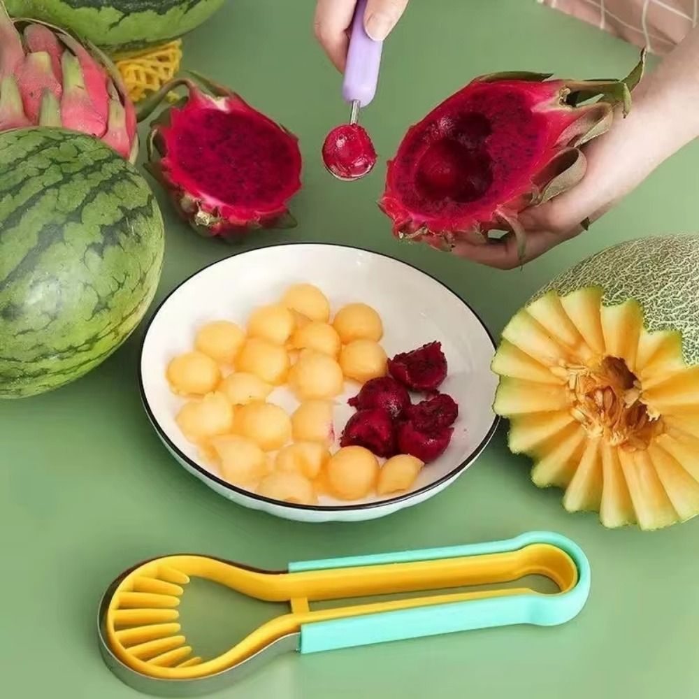 3 in 1 Melon Scoops Double-Hea – обзор и цена Kitchen Gadgets Peeler