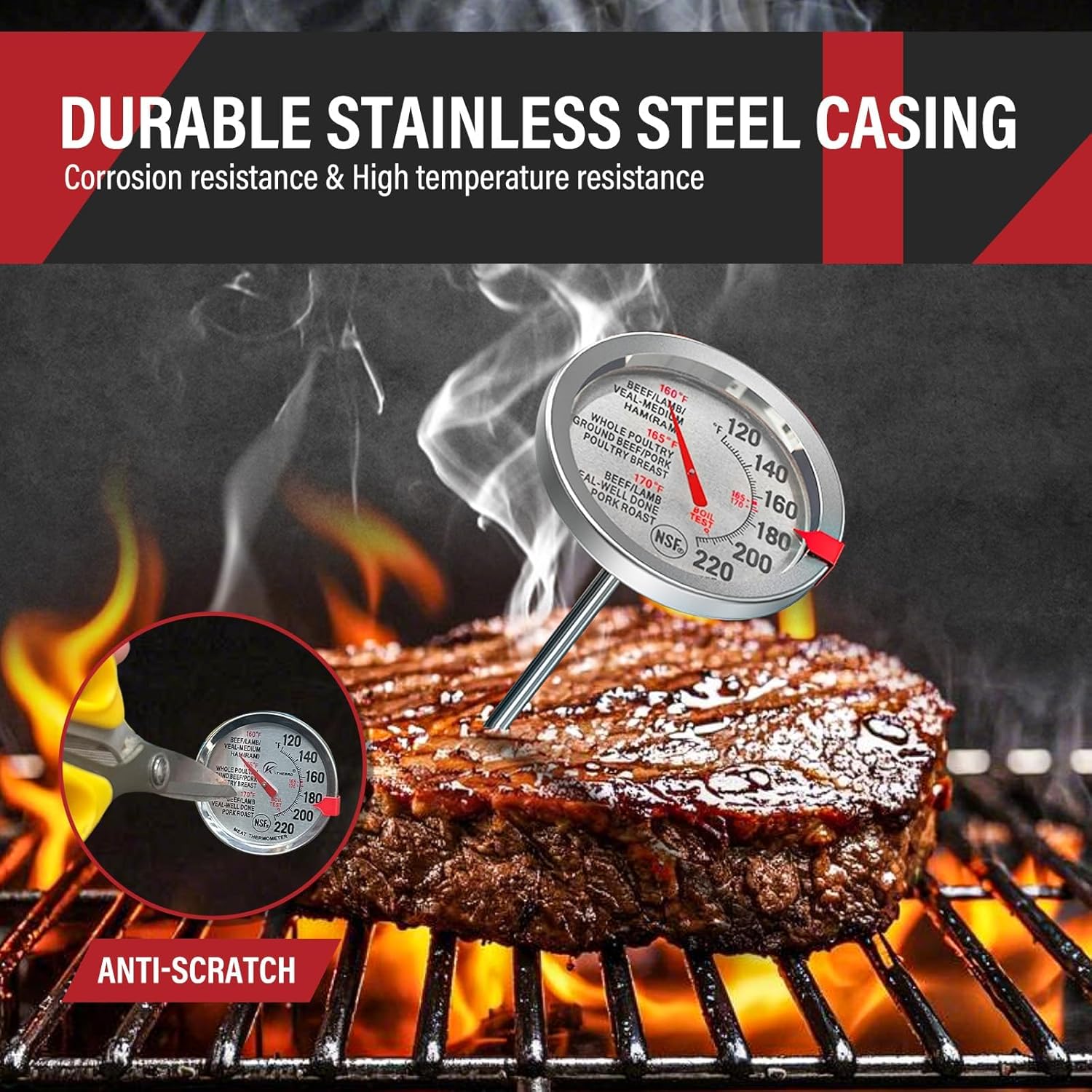 2 Pack Stainless Steel Meat Th – обзор и цена Kitchen Gadgets Useful