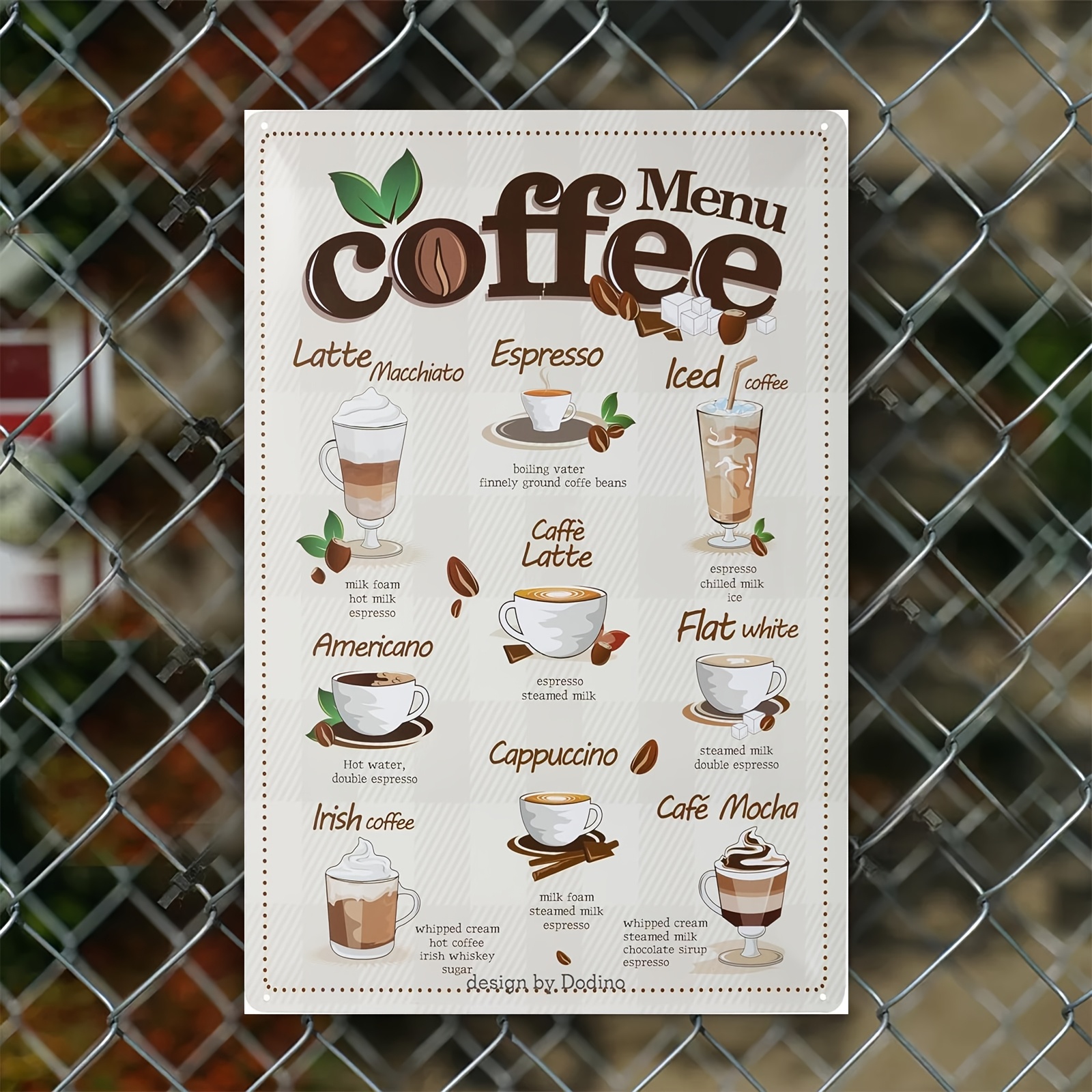 Art Decor Style Coffee Menu Ti – обзор и цена Kitchen Gadgets Wholesale